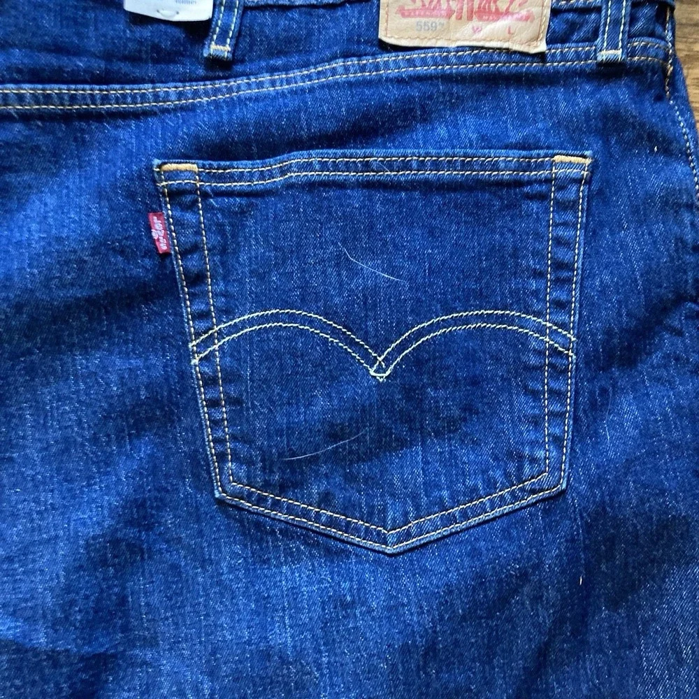 Levi's 559 Relaxed‎ Straight Fit Jeans Stretch Big & Tall 60x32 Sits at Waist